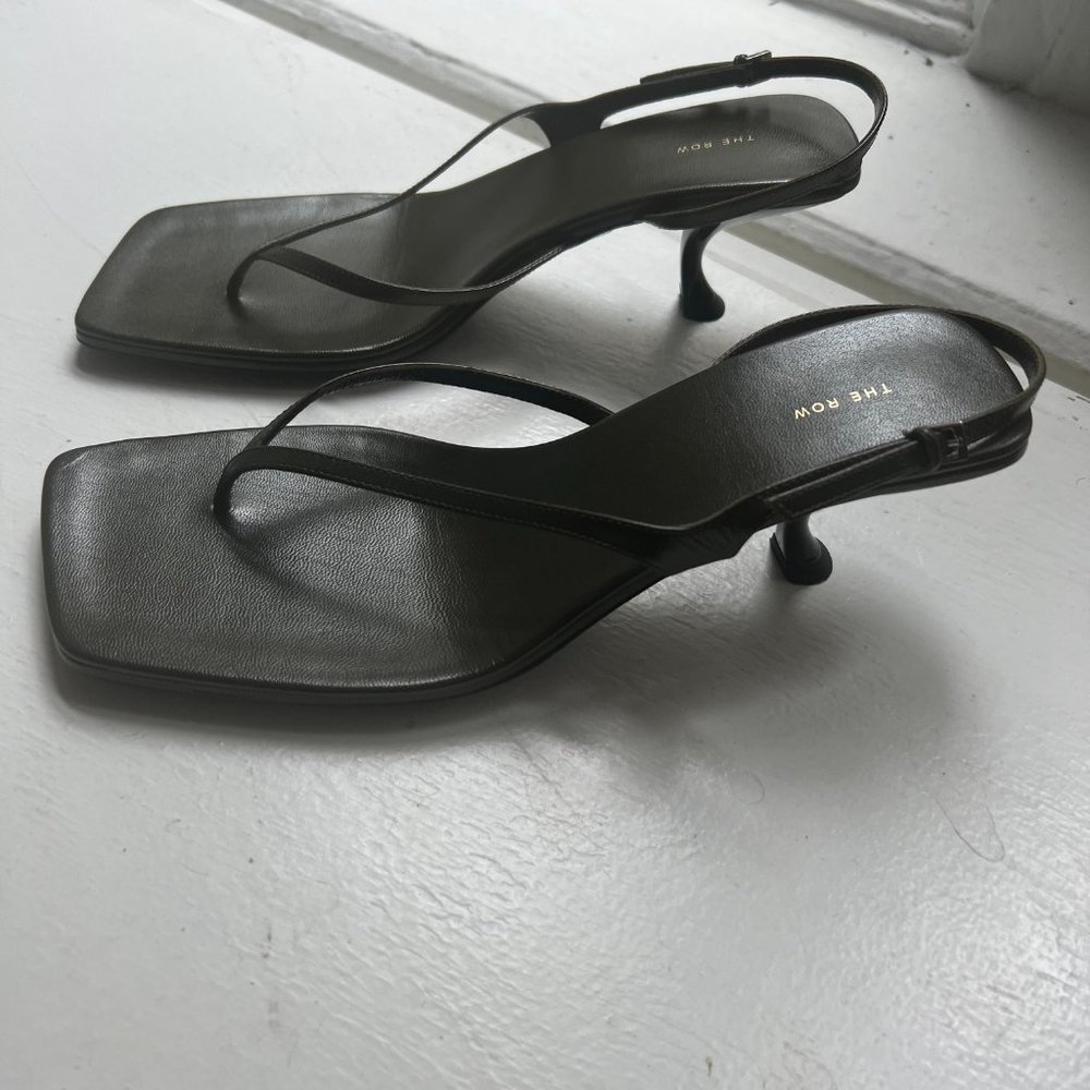 The Row Constance Heel Thong - 38 Brand New